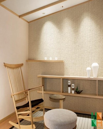  Giấy dán tường Nhật Bản hiện đại đẹp giả vải P198_01_6450_6451_6580
