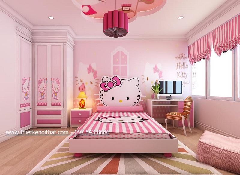 Giấy dán tường phòng ngủ màu hồng đẹp không phân biệt tuổi tác Giấy dán tường phòng ngủ màu hồng đẹp không phân biệt tuổi tác