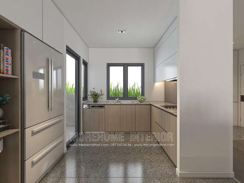 Tủ bếp gỗ công nghiệp với kiểu dáng hiện đại hiện nay đang là xu thế chiếm lĩnh thị trường tủ bếp Tủ bếp hiện đại đẹp