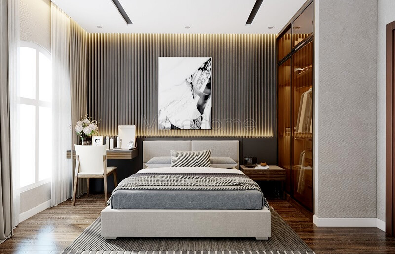 Mẫu thiết kế nội thất phòng ngủ cao cấp cho chung cư, nhà phố, khách sạn với cách bố trí nội thất một cách hợp lí, khoa học thiết kế nội thất chung cư