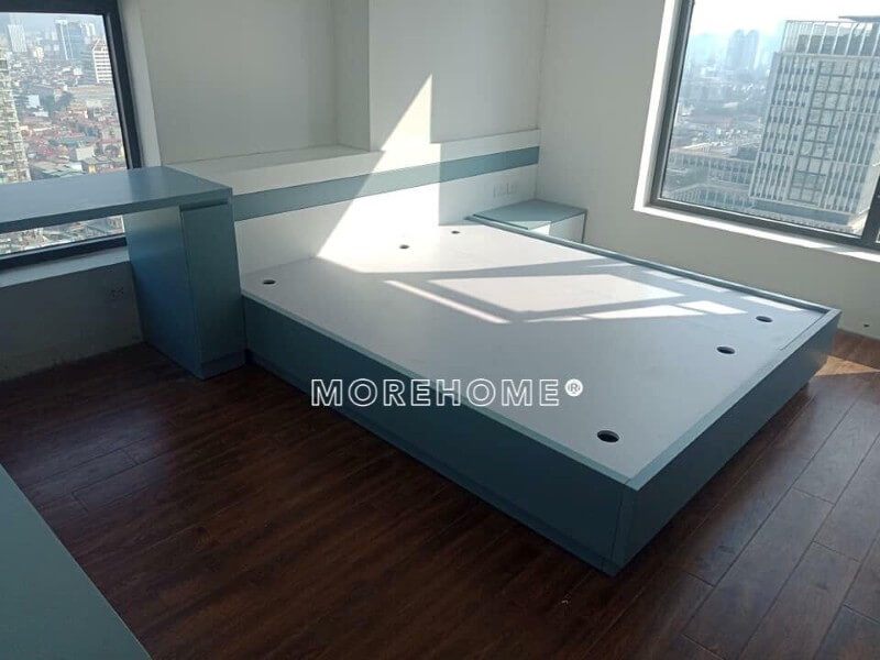 Công trình thiết kế nội thất phòng ngủ trẻ em tại chung cư An Bình city, Bắc Từ Liêm, Hà Nội đã hoàn thành.